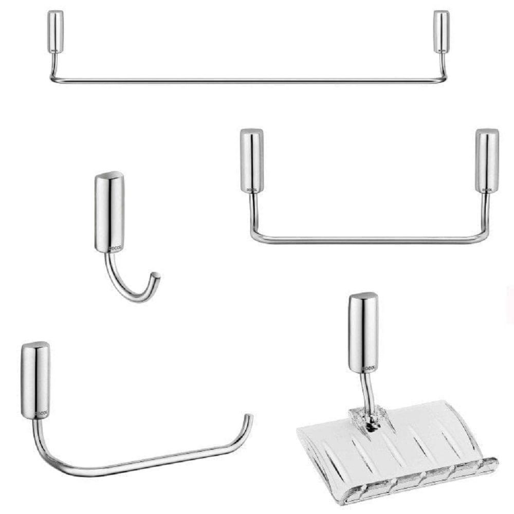 Kit Acessorios De Banheiro Docol Idea Cr 5 Peças 00586306 - 1