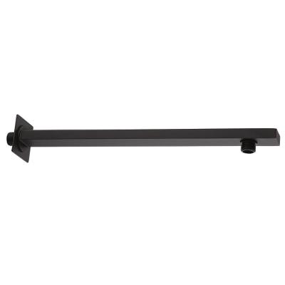 Haste Lexxa De Parede Para Ducha 40cm Black Matte Lx03b