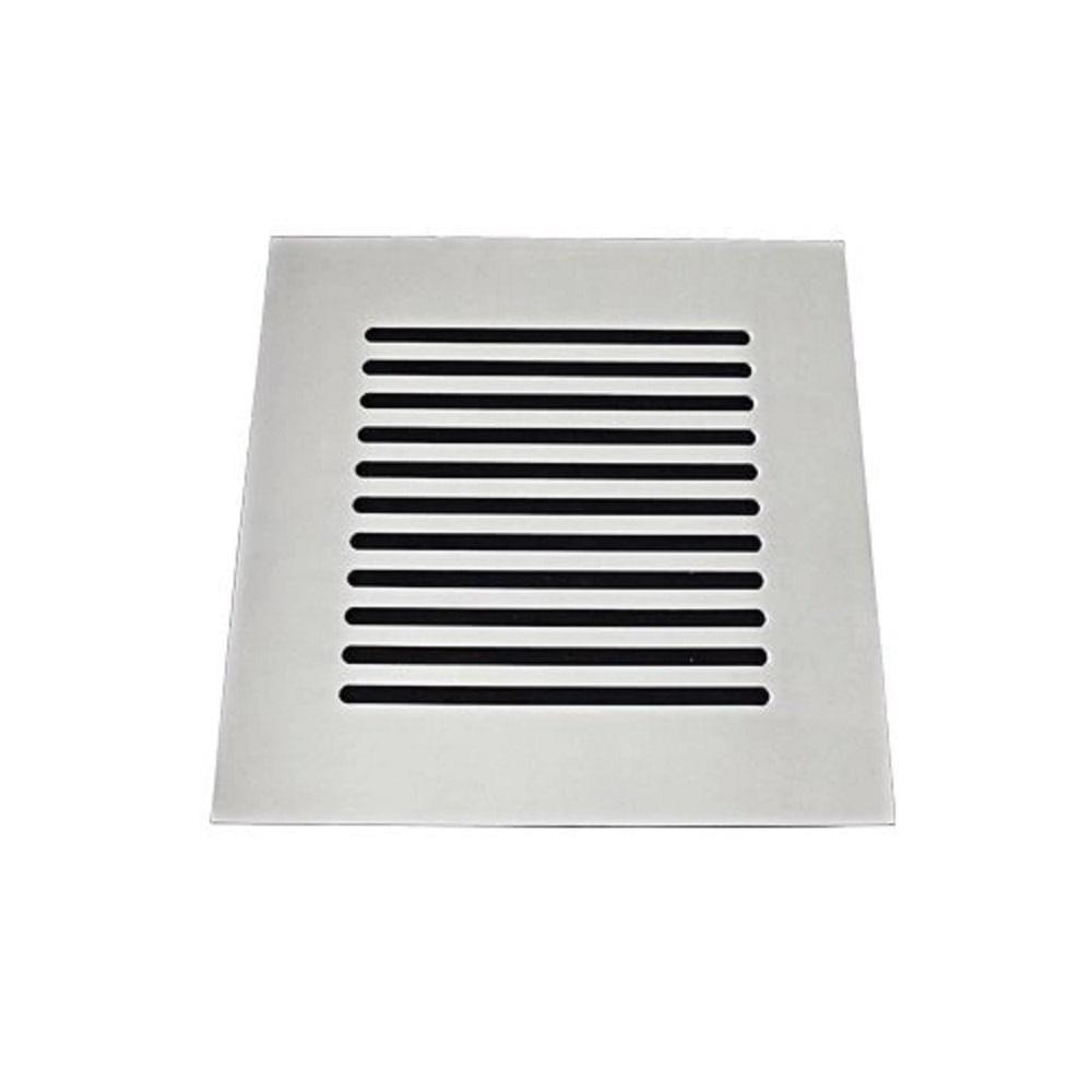 Grelha C/ Base Invinox 15x15 Listras Cromado Polido 5006/1.c - 1