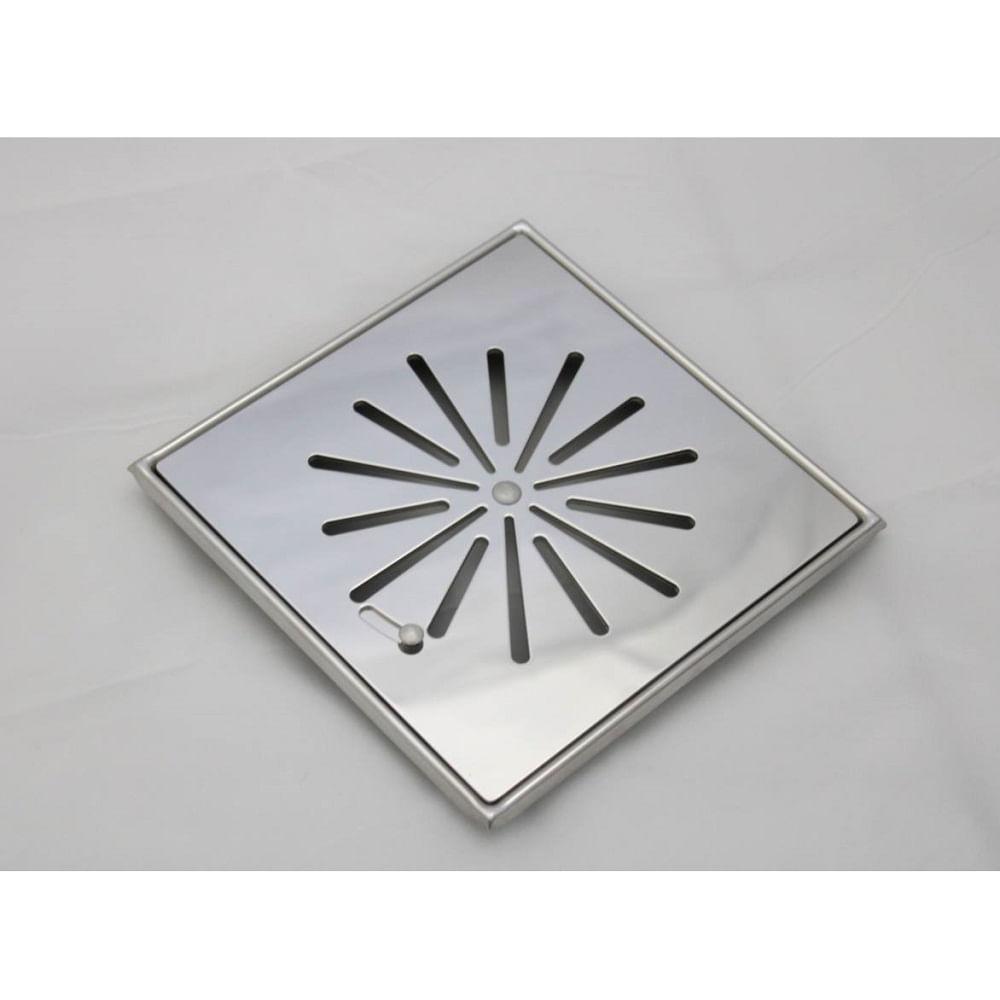 Grelha Com Base Invinox 10x10 Abre E Fecha Polido 3001/1.c - 1