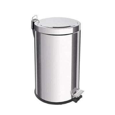 Lixeira Tramontina aço Inox 12L com pedal Brasil 94538112