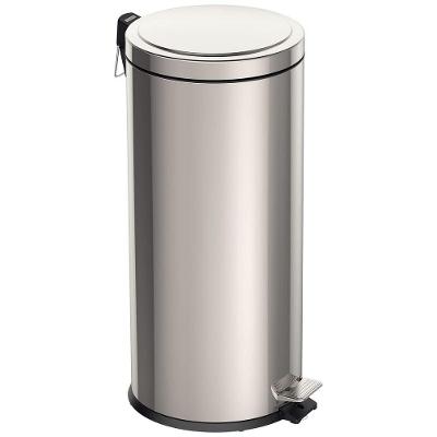Lixeira Inox com Pedal Tramontina Brasil Polido com Balde Interno Removível 30L 94538130