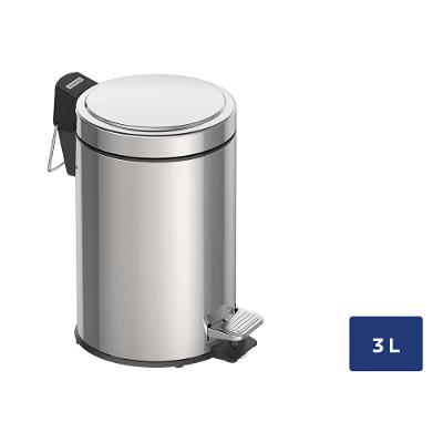 Lixeira Inox Tramontina Brasil 3L Com Pedal 94538103