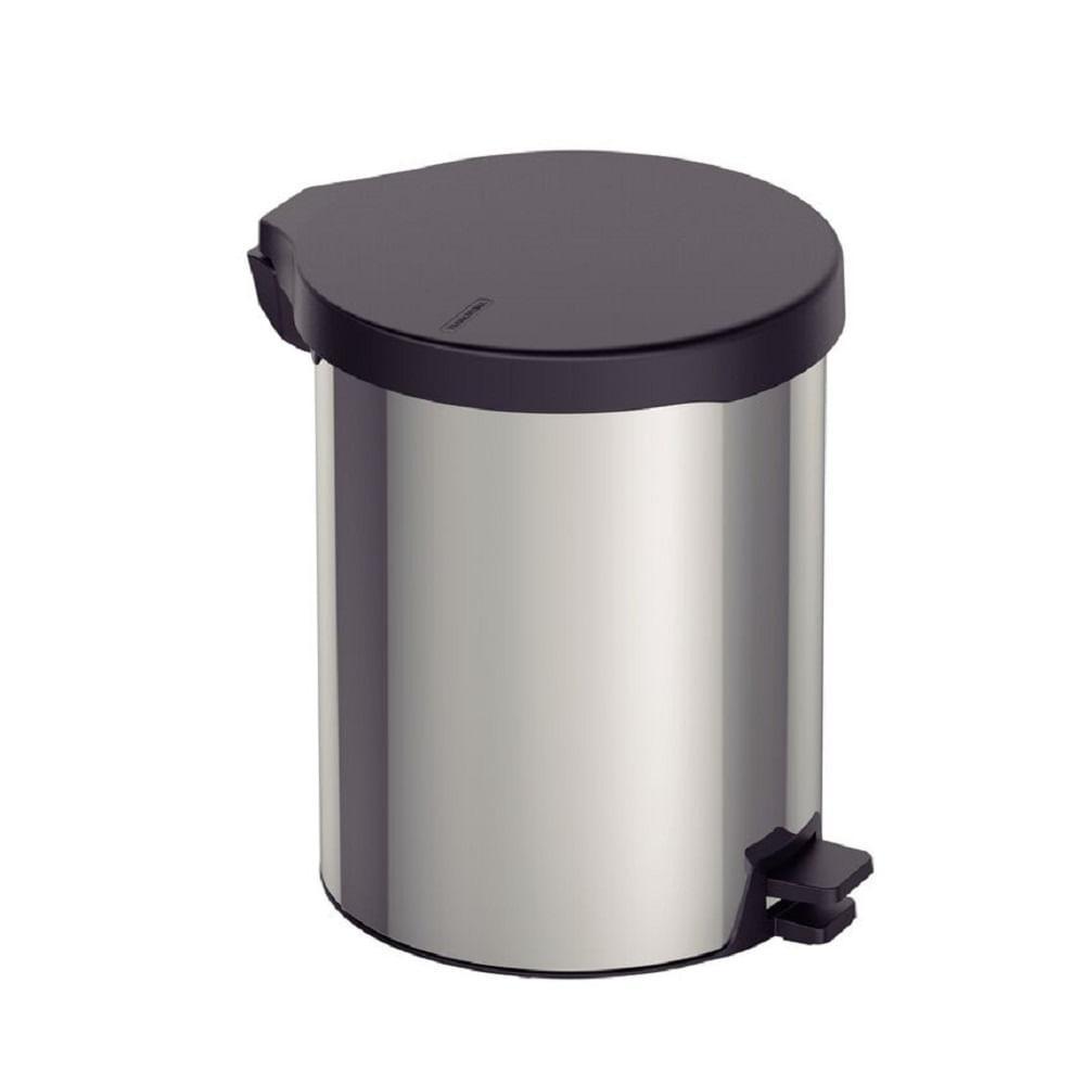 Lixeira com Pedal 12L Tramontina New Inox Polido 94538712 - 1