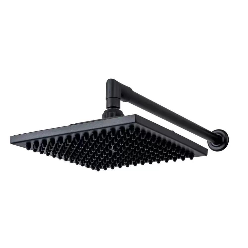 Mega Ducha Acquaplas Quadrada 12" Preta 017.010402 - 1