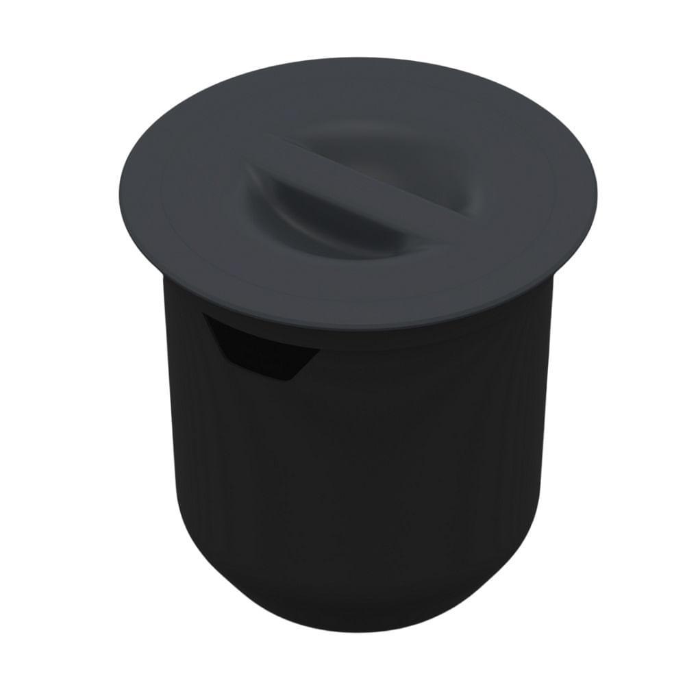 Lixeira Embutir Arquitech 27x27 8l Cinza Chumbo 050704004 - 1