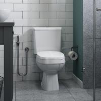 Kit Vaso Sanitário Celite City Branco Com Caixa Acoplada e Acessórios 1207230010300/1207230011300 - 2