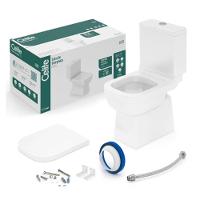Kit Vaso Sanitário Celite Elite Com Caixa Acoplada E Acessórios Branco 1747230010300 - 1