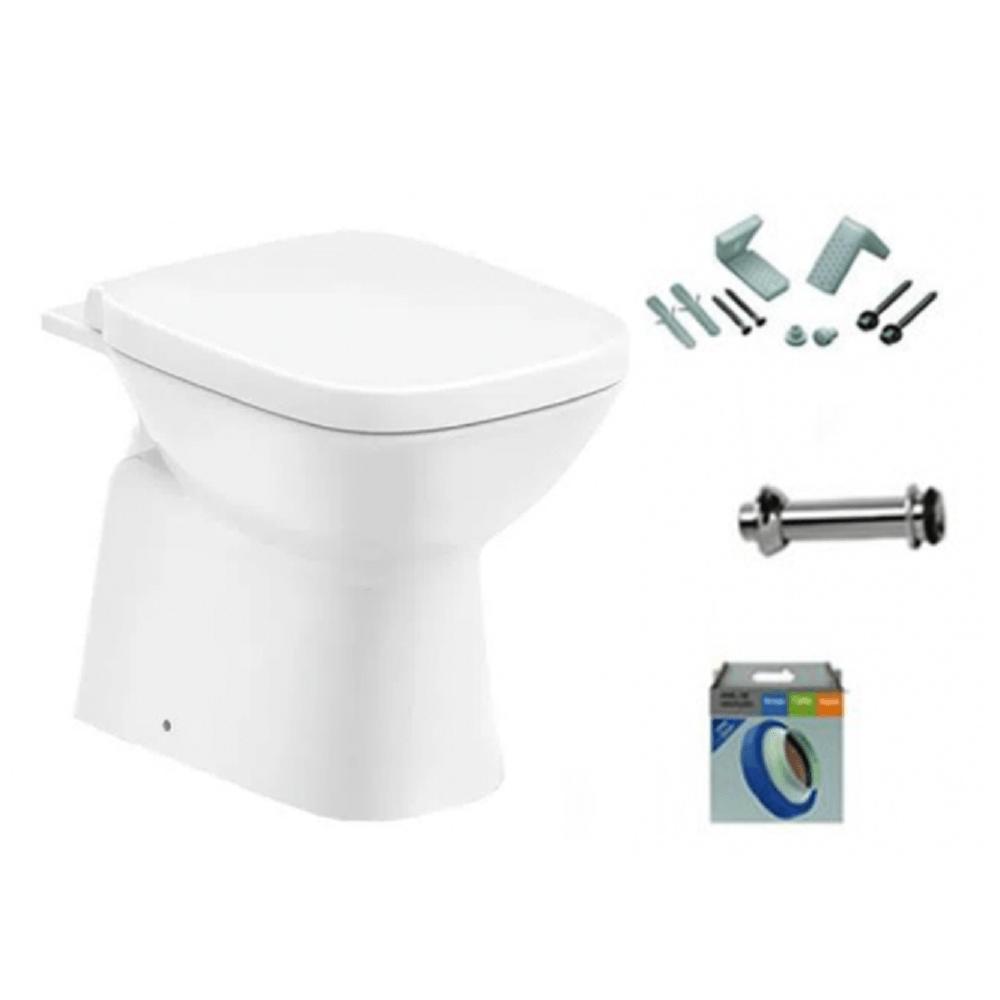 Kit Vaso Sanitario Roca Debba Classic Branco C329727001 - 1
