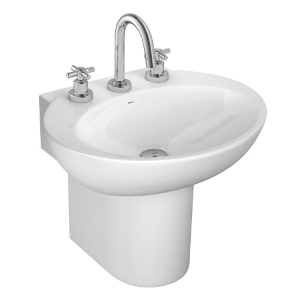 Lavatorio De Apoio Deca L.39.17 Spot Branco - 2