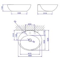 Lavatorio De Apoio Deca L.39.17 Spot Branco - 3
