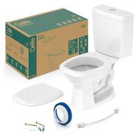Kit Vaso Sanitario Completo Com Caixa Acoplada e Acessórios Celite Like Branco 1647230010300 - 1