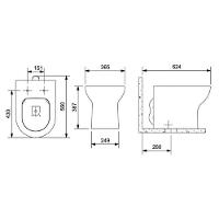 Kit Roca Nexo Vaso+Cxa Acoplada+Assento PP. Sof Cl. + Kit Instalação - 4
