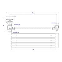Kit p/ Cuba Deca c/ Grelha Valvula Conector Cromado 2013.c - 5