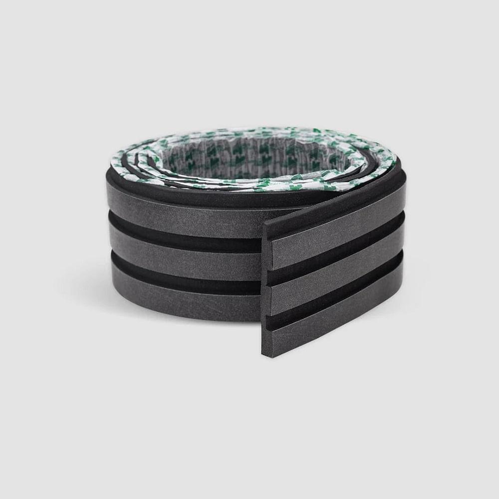 Painel Meu Rodape 10x1 Ripado Urban Black Rpdol07 (Rolo 10m) - 2