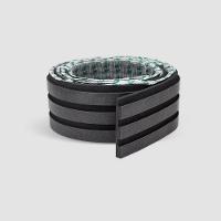 Painel Meu Rodape 10x1 Ripado Urban Black Rpdol07 (Rolo 10m) - 2