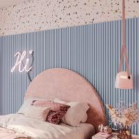 Painel Meu Rodape 10x1 Ripado Play Azul Rpdol12 (Rolo 2,5m) - 1