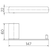 Porta Papel Higienico Banheiro Docol Flat Ouro Polido 960843 - 3