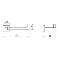 Papeleira Banheiro Deca Quadratta Black Matte 2020.bl83.mt - 4