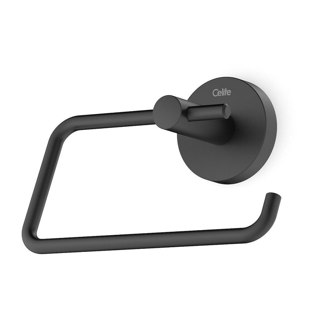 Papeleira Banheiro Celite New City Preto Matte B5012e70r0 - 2