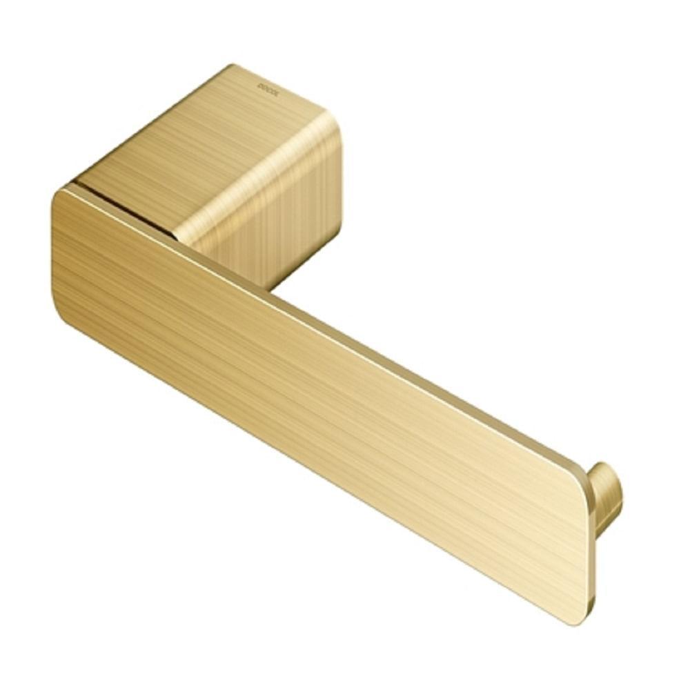 Papeleira Banheiro Docol Flat Ouro Escovado 00960872 - 1
