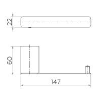 Papeleira Banheiro Docol Flat Onix 009608ce - 3