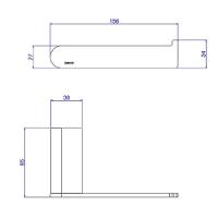 Papeleira Banheiro Deca Versa Cromado 2020.c31 - 2