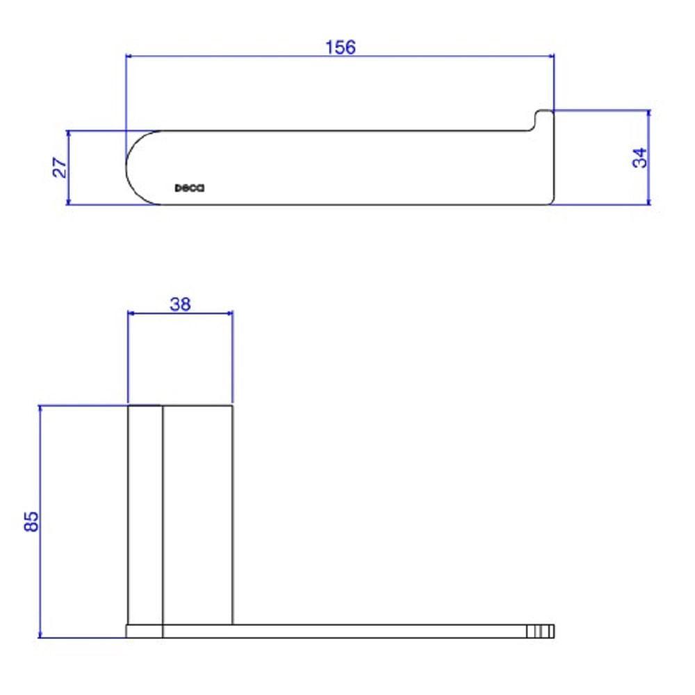 Papeleira Parede Deca Versa Red Gold 2020.gl31.rd - 2