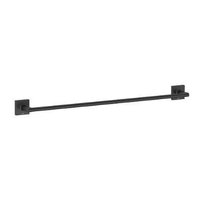 Porta Toalha Barra 60cm Celite Up Preto Matte B5033cl0r0