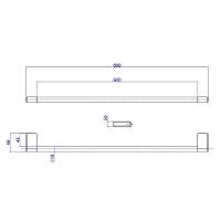 Porta Toalha 60cm Deca You Inox 2040.inx104.060 - 2