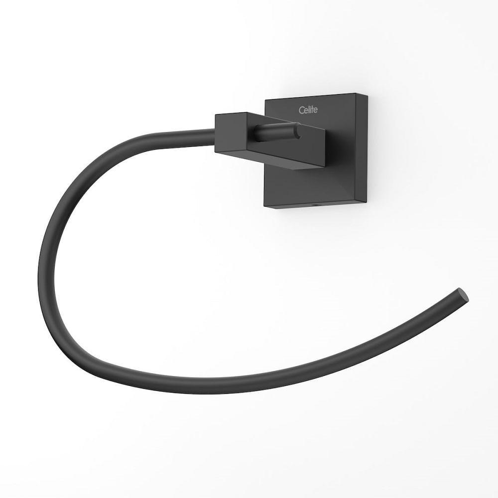 Porta Toalha Anel Celite New Elite Preto Matte B5008e80r0 - 2