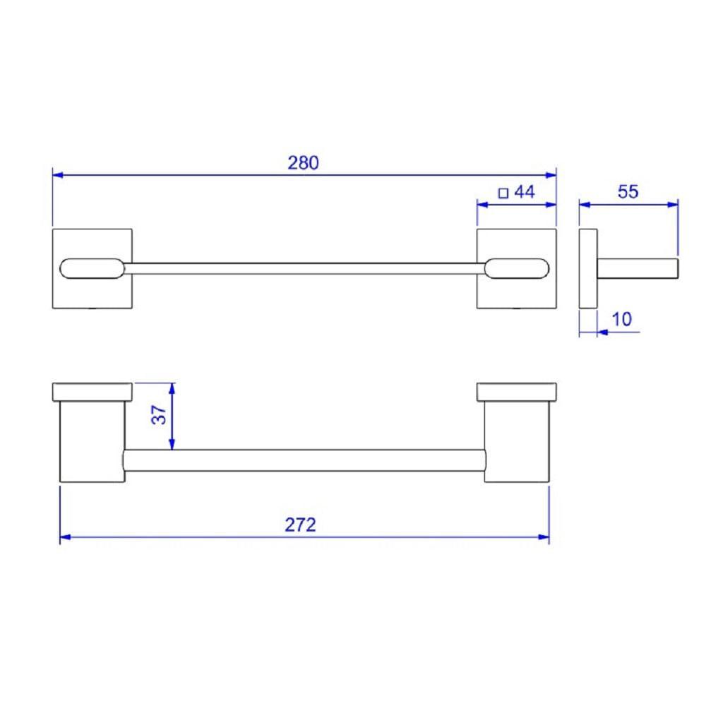 Porta Toalha 20cm Barra Deca Polo Gold 2040.gl33.020 - 3