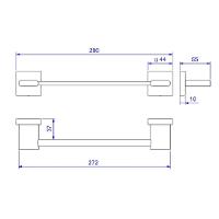 Porta Toalha 20cm Barra Deca Polo Gold 2040.gl33.020 - 3
