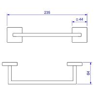 Porta Toalha Deca Clean 20cm Cromado 2040.c.020.cln - 2