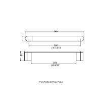 Porta Toalha De Rosto Perflex Focus Cromado 12128410 - 2