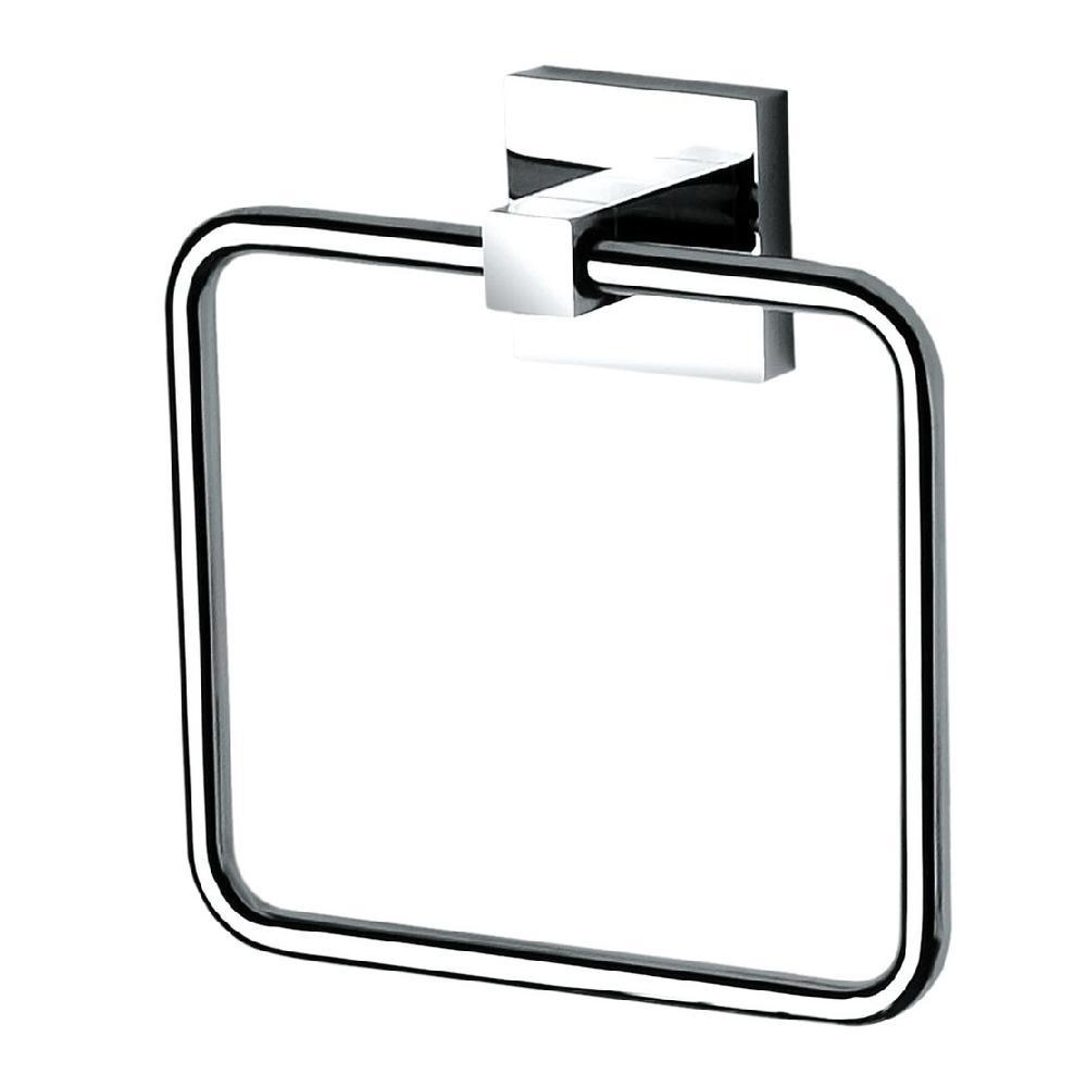 Porta Toalha De Rosto Perflex Quadra Cromado 12120510 - 1