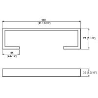 Porta Toalha De Rosto Perflex Flaunt Cromado 12127710 - 3
