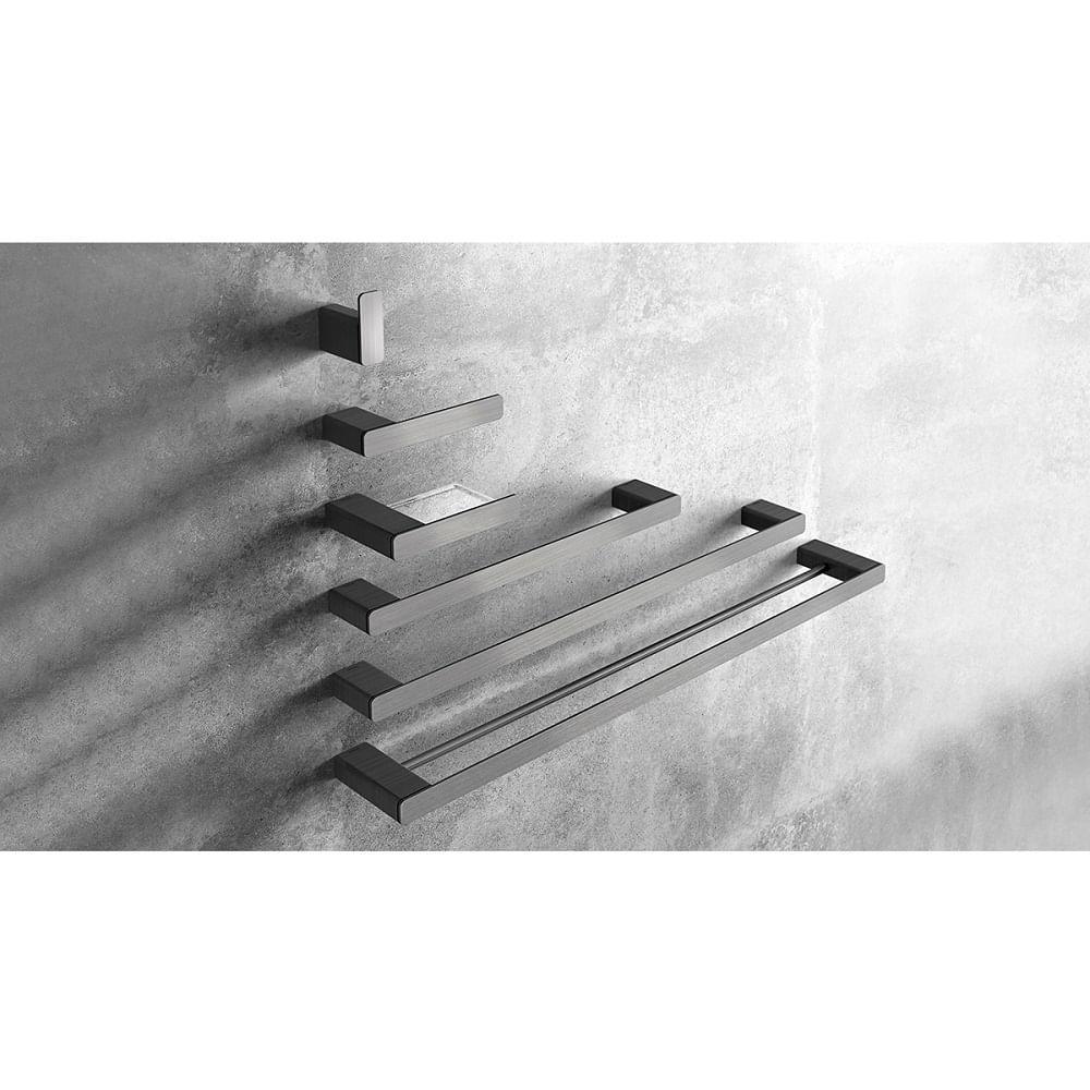 Porta Toalha De Rosto Docol Flat 30cm Cromado 01013606 - 4