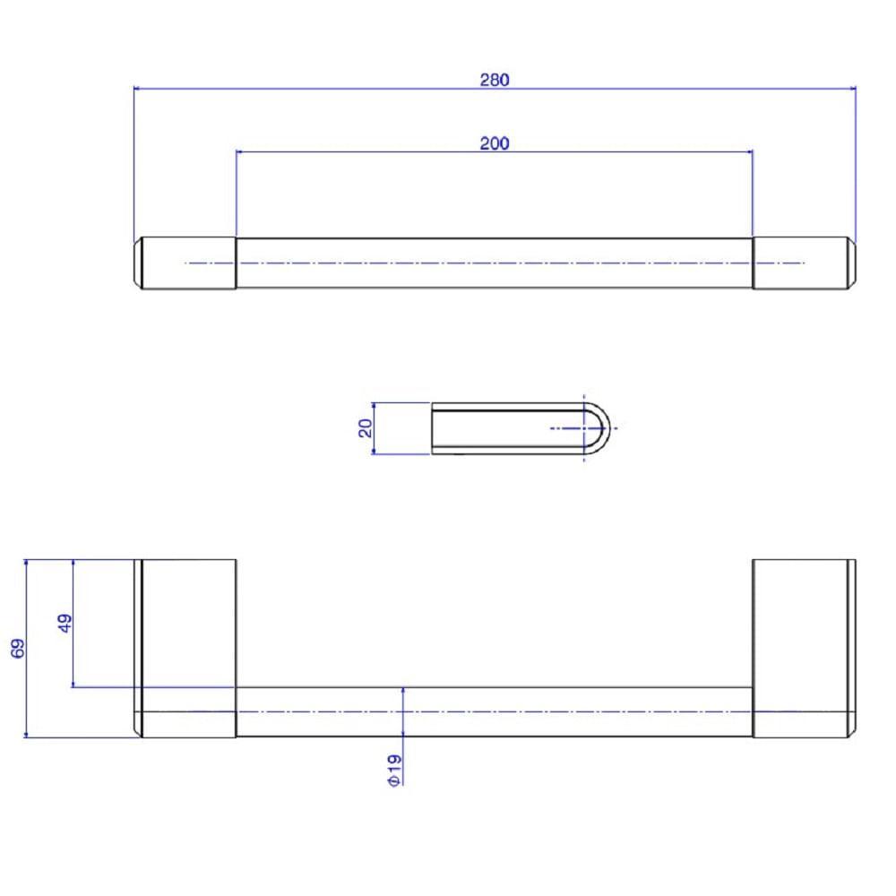 Porta Toalha De Rosto 20cm Deca You Inox 2050.inx104 - 2