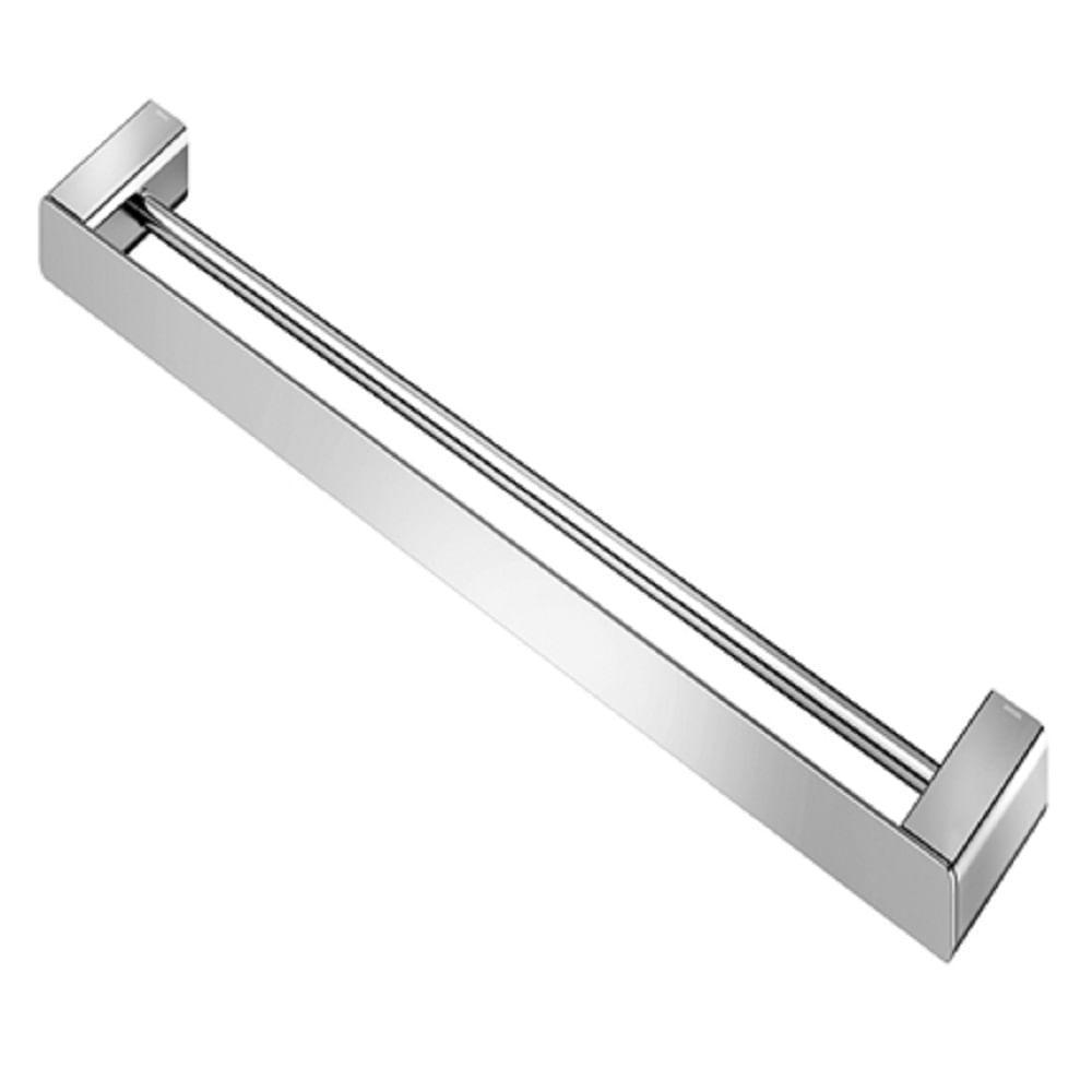 Porta Toalha Duplo Docol Flat Cromado Polido 01013706 - 1