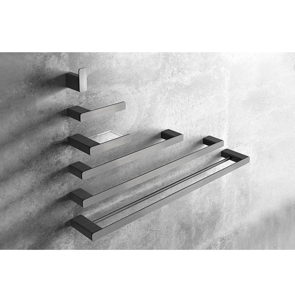 Porta Toalha Rosto 30cm Docol Flat Cobre Escovado 01013669 - 2