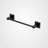 Porta Toalha Perflex Rosto Barra Quadra Preto Fosco 12123024 - 2