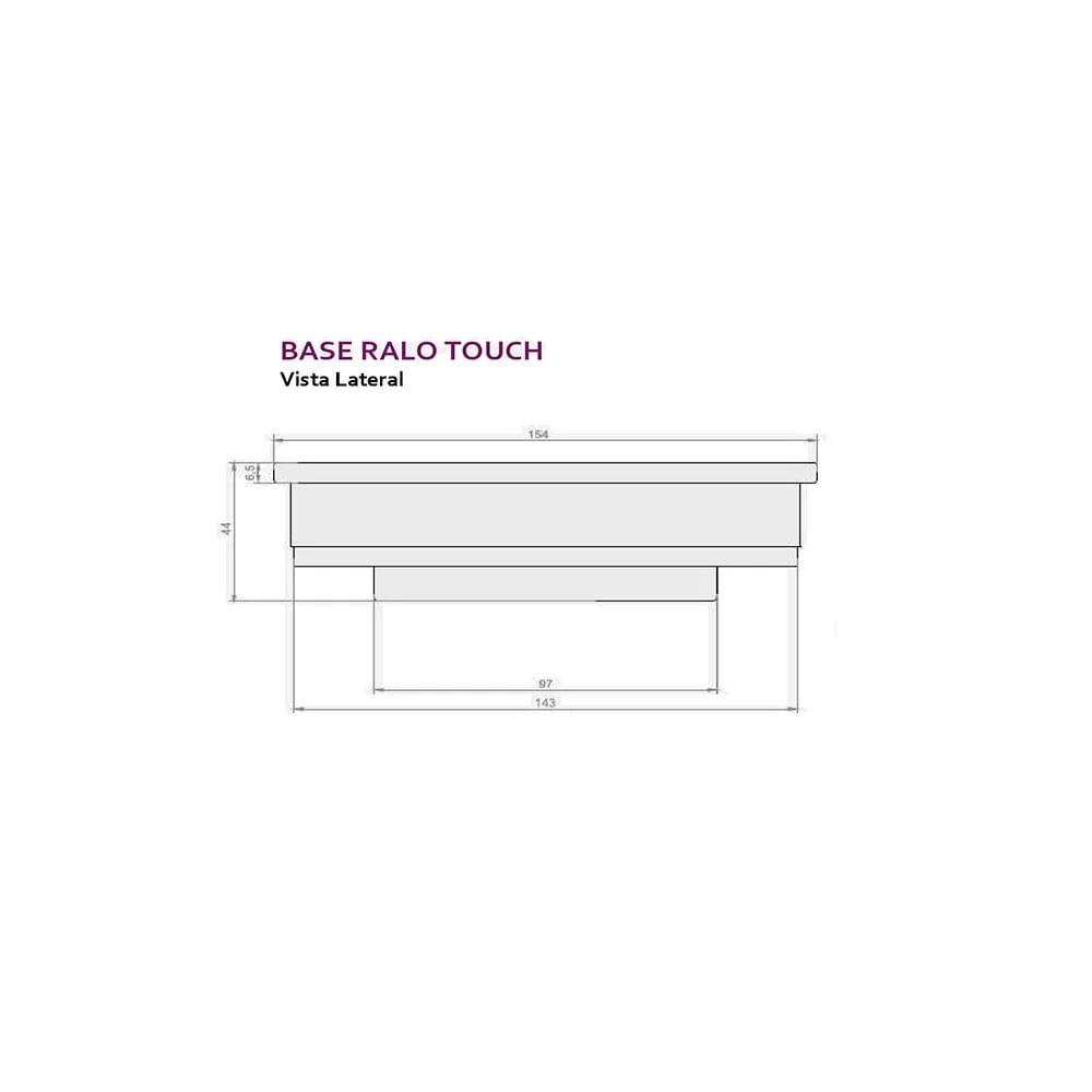 Ralo Linear 15x15cm Elleve Touch Inox Escovado 9570 - 4