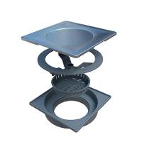 Ralo Linear 15x15cm Elleve Touch Inox Escovado 9570 - 2