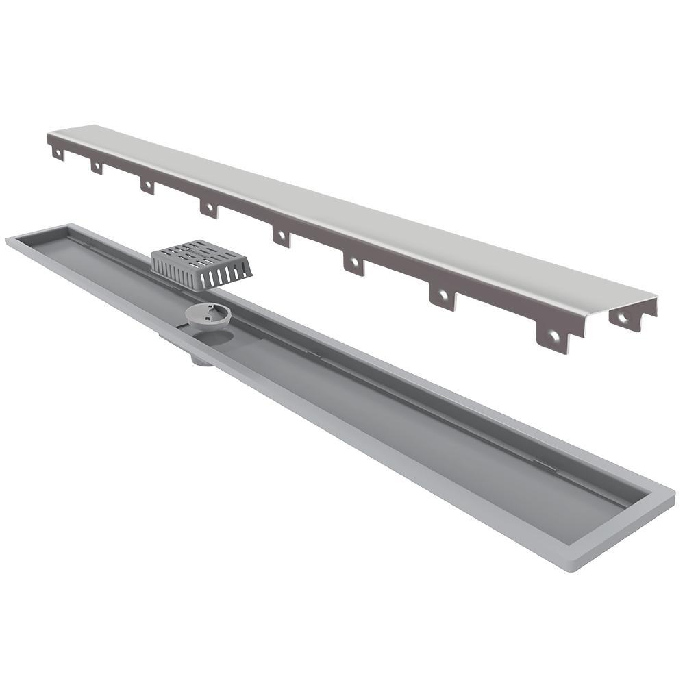 Ralo Linear Royal Seco Line 80cm Tampa Aço Inox Cod.116 - 1