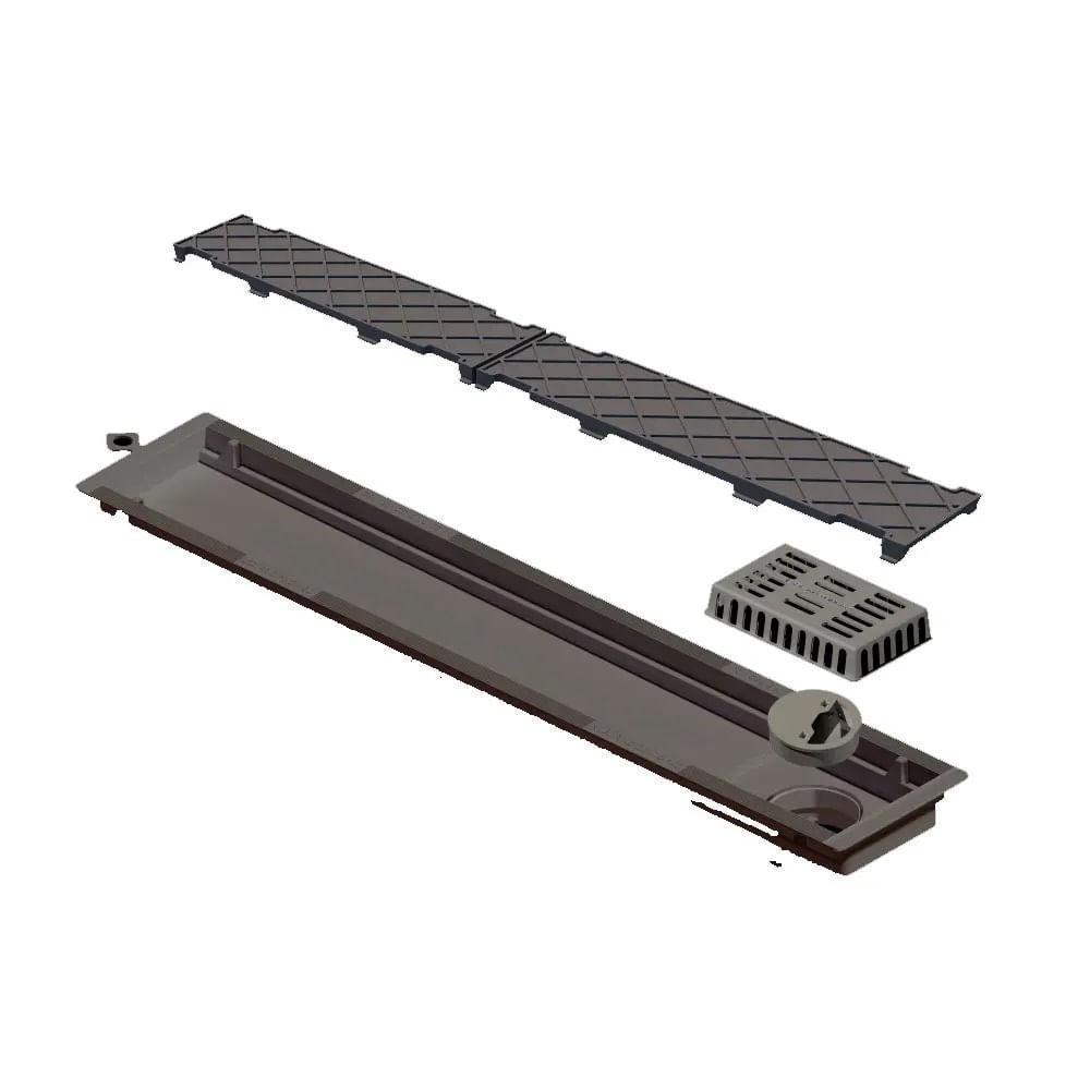 Ralo Linear 50cm Novii Pvc Seco Saida Central  Oculto 8875 - 1