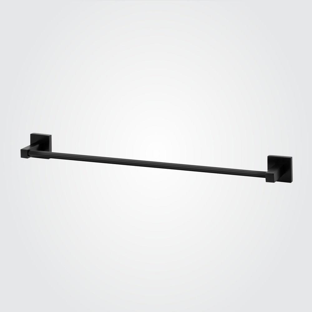 Porta Toalha Perflex Quadra Banho Preto Fosco 12120424 - 2