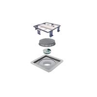 Ralo Linear 10 x10cm Elleve Square Tampa Oculta 7343 - 1