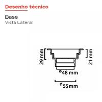 Ralo Linear Pvc Seco 50cm Saida Central Inox Polido 8880 - 5