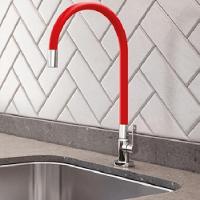 Torneira Cozinha Mesa Docol Galiflex Vermelha/cr 966979 - 2